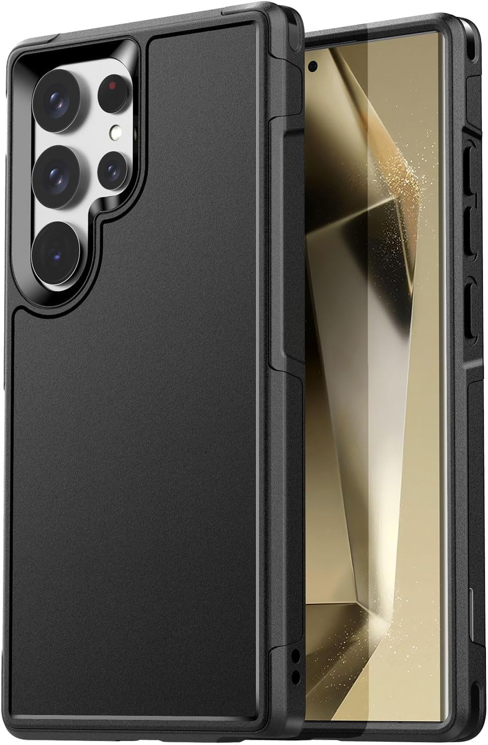 Aicase Belt-Clip Holster Case for Galaxy S24 Ultra with Screen Protector,Heavy Duty Drop Protection Full Body Rugged Shockproof/Dustproof Military Grade Tough Durable Cover for Samsung S24 Ultra