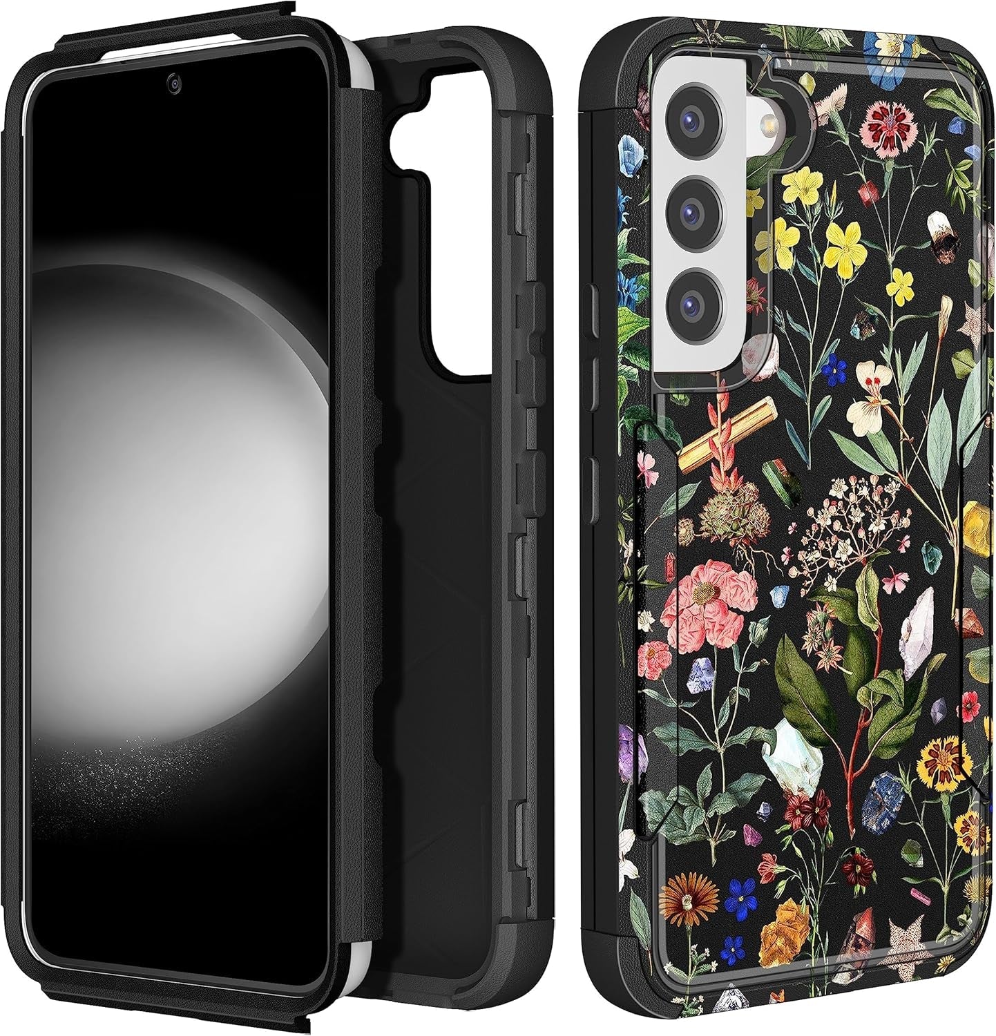 For Samsung Galaxy S22 Case Heavy Duty Protective Designer Strawberry Drop Tested Cute Cases for Men Women Girls Shockproof Protection Rugged Bumper Phone Cover for Galaxy S22 6.1"