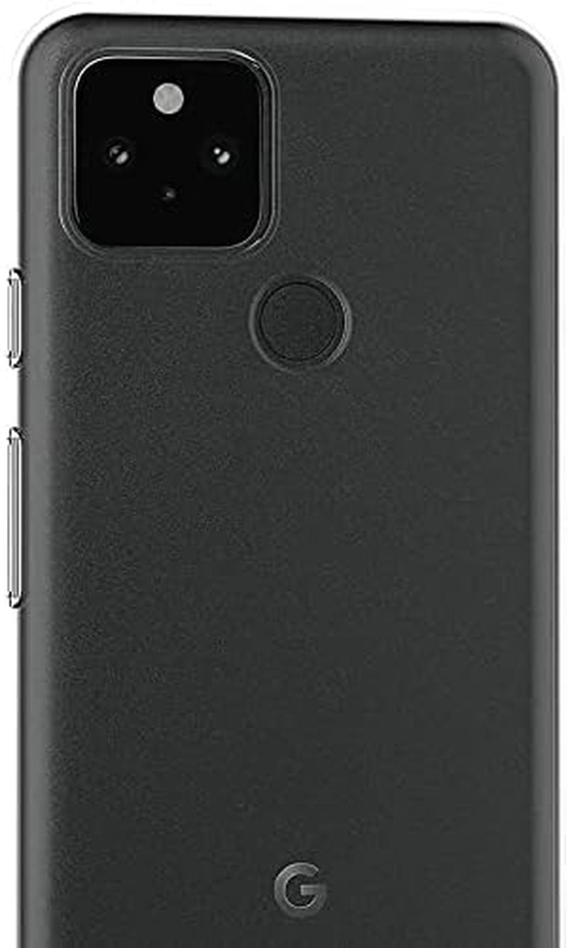 Case for Google Pixel 5 (6 Inch) Soft TPU Rubber Gel Bumper Transparent Back Cover MaiJin