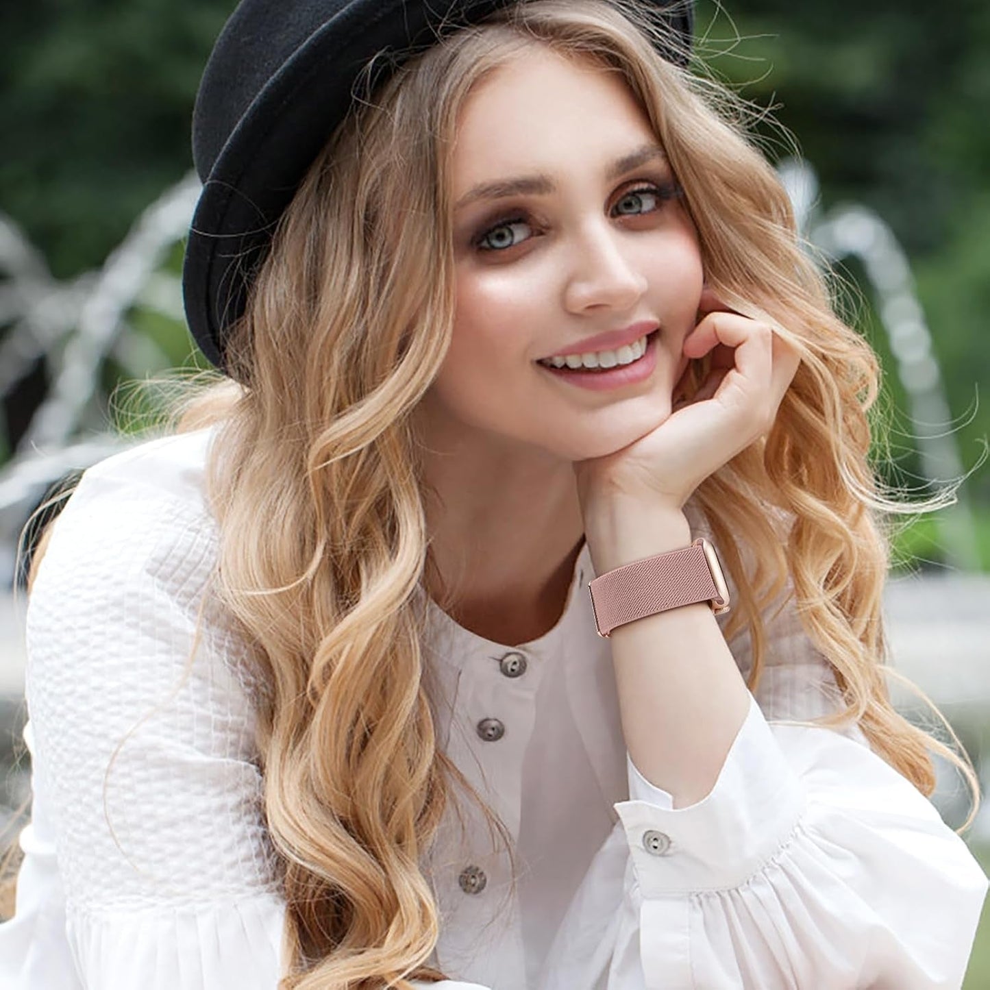 6 Pack Stretchy Nylon Compatible with Apple Watch Band 38Mm 40Mm 41Mm 42Mm 44Mm 45Mm 49Mm Series Ultra 8 7 6 5 4 3 2 1 SE, Adjustable Elastic Sport Replacement Straps Wristbands for Women Men