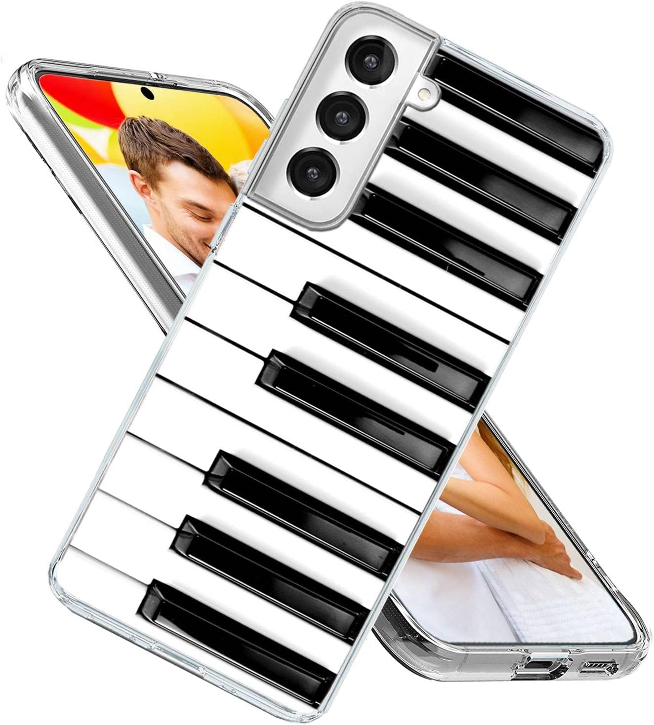 For Galaxy S22 plus Case,Samsung S22 plus Case for Girl Women Men, Shockproof Slim Soft TPU Clear Protective Phone Case Cover with Design for Galaxy S22+,Funny Sports Design Brown Football