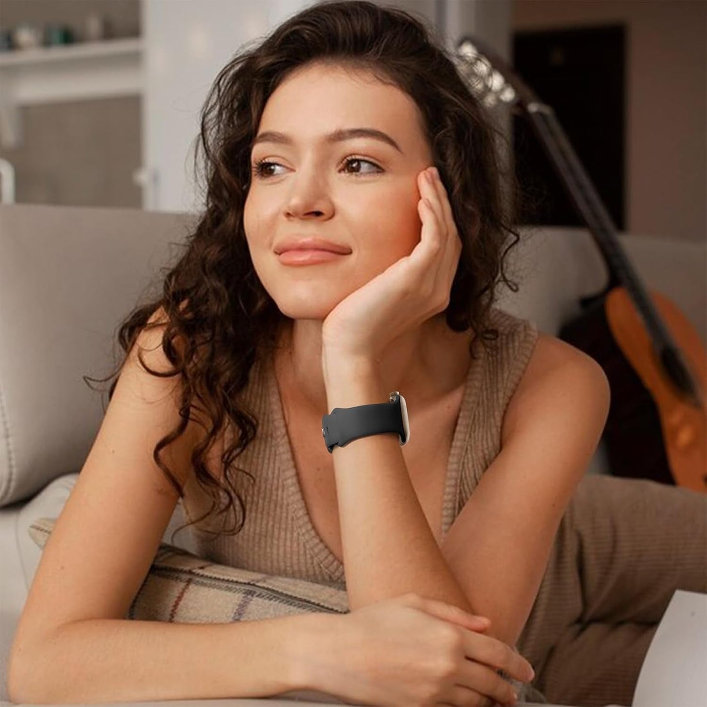 6 Pack Floral Engraved Bands & 6 Pack Sport Bands Compatible with Apple Watch Bands for Women 40Mm 41Mm 38Mm