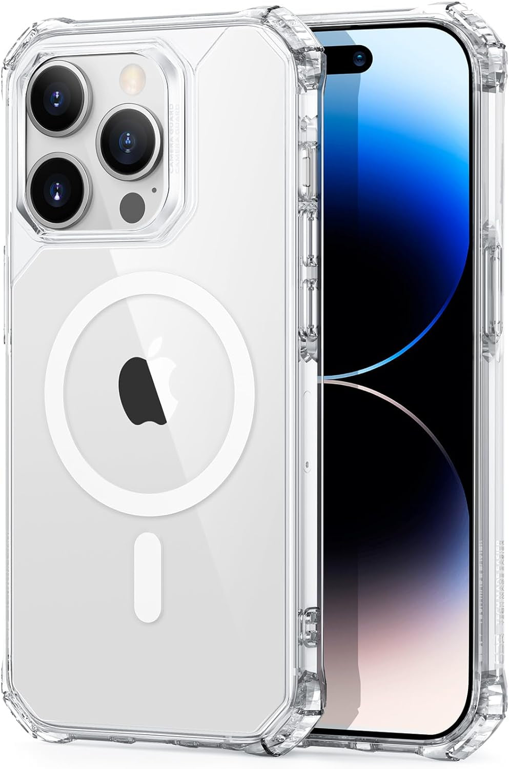 ESR for Iphone 14 Case/Iphone 13 Case, Compatible with Magsafe, Shockproof Military-Grade Protection, Air-Guard Corners, Magnetic Phone Case for Iphone 14/13, Air Armor Magnetic Case (Halolock),Black Electronic Silk Road Corp Clear-B Iphone 14 Pro Max