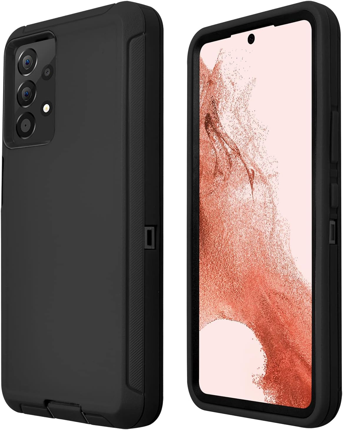 Galaxy A53 5G (2022) Case, 2 in 1 Shockproof Protective Phone Case, Samsung A53 5G Case Rugged PC Front Cover + Soft Silicone Non-Slip Dustproof Protection Back Cover