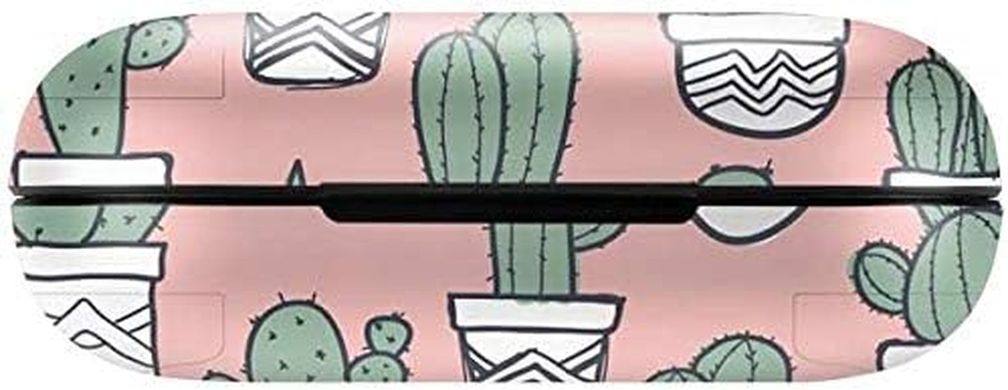 Skinit Decal Skin Compatible with Echo Buds - Officially Licensed Originally Designed Pink Cactus Design Skinit