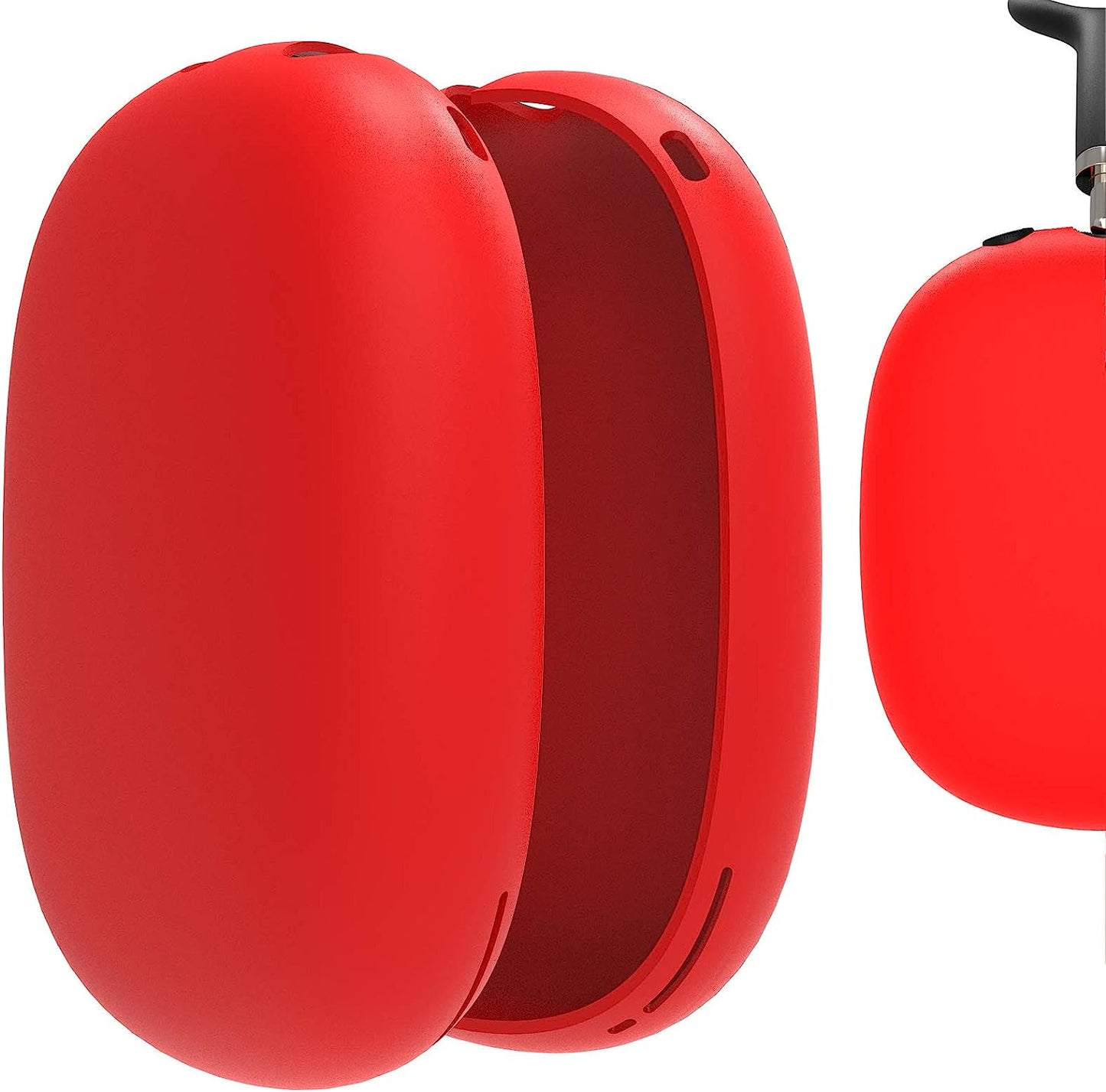 Geekria Silicone Skin Cover for Airpod Max Headphones, Scratch Protection Case/Earpieces Cover/Headset Speakers Skin Protector (Green) GEEKRIA Red