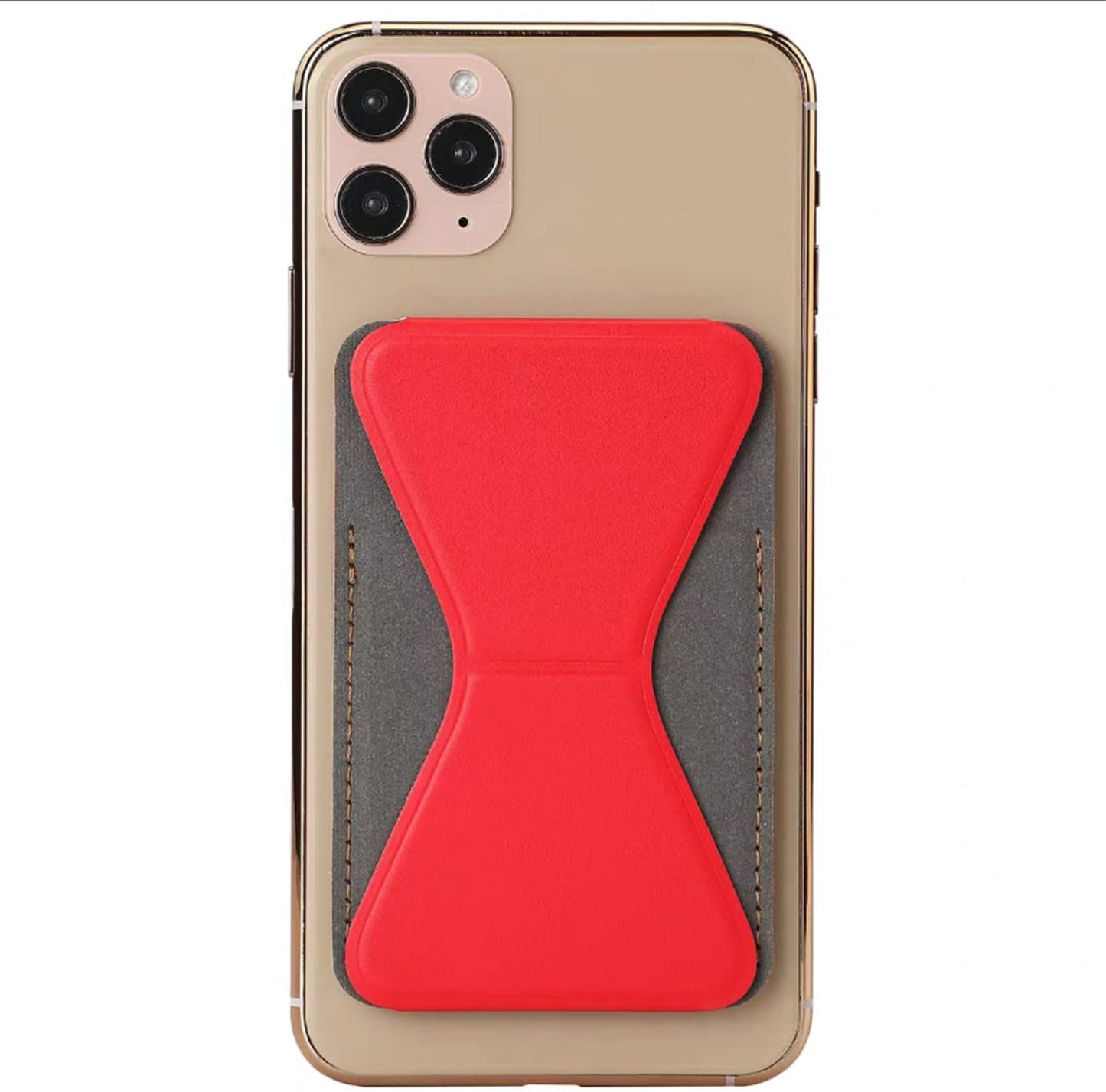 Ambervec Magsafe Wallet Compatible with Iphone 14, Iphone 13 & Iphone 12 Series, Magnetic Wallet Stand for Apple Mag Safe, Leather Magnetic Card Holder for Back of Iphone Pro Max Mini Plus, Yellow AmberVec Inc. Red