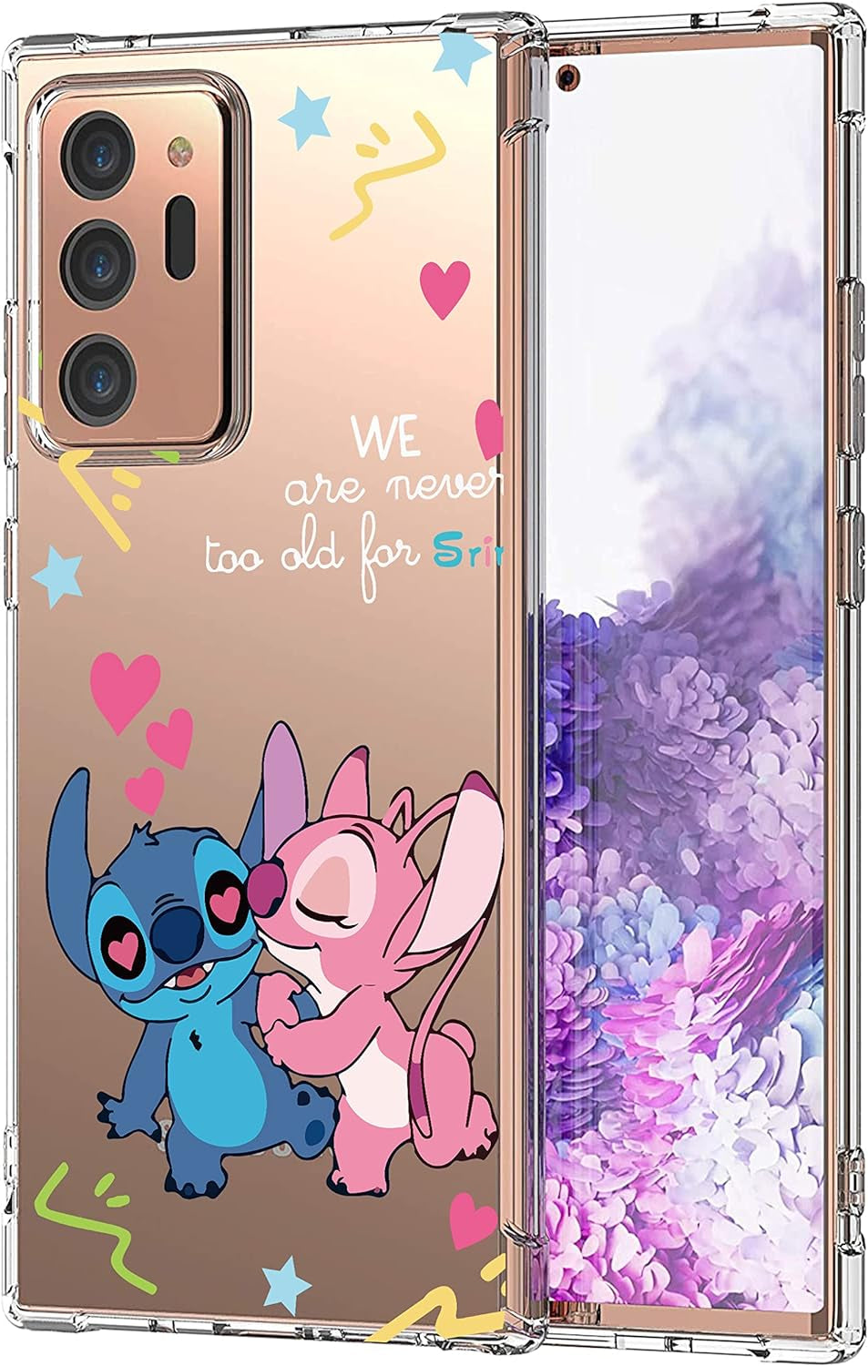 Oqplog TPU Case for Samsung Galaxy Note 20 Ultra Cartoon Cute 3D Kawaii Fun Design Soft Cover, Cool Funny Fashion Unique Clear Cases for Samsung Galaxy Note 20U Shell Boys Girls Teen (Wnie Friends) Harvey Michael Cp