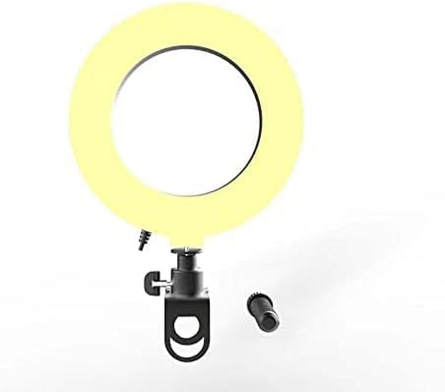REDZHONG LED Ring Light Video Conference Lighting - 6 Selfie Light with Tripod Stand | Circle Light for Phone Computer Desktop Monitor Laptop & Zoom Light for Webcam Live Streaming Makeup, White REDZHONG