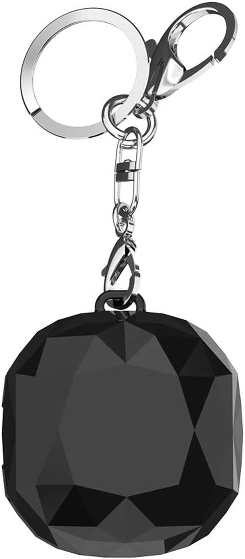 HIDAHE Samsung Galaxy Buds Live 2020 Case, Galaxy Buds Live Pro Skin 2021, Galaxy Buds Live Case, Cute Hard PC Shockproof Case Protective Cover with Keychain, Clear HIDAHE BLACK