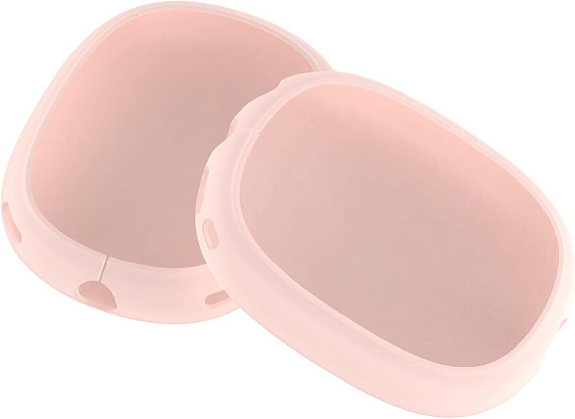 Replacement Soft Silicone Earpads Ear Pads Cushions Protectors Cover Case Accessories Compatible with Apple Airpods Max Headphones (Red) CONVELIFE Pink