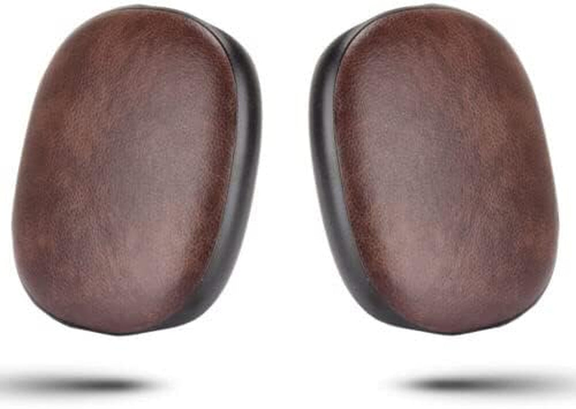 1Pair Case Skin Cover for Airpods Max Wireless Headset Pair Protective Pu Leather Sleeve Case Skin Cover (Black) TEAMWILL Brown