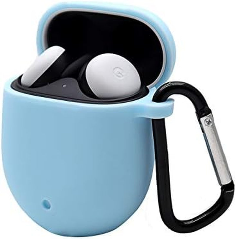 ZALUJMUS Silicone Case for Google Pixel Buds 2, Soft and Flexible, Scratch/Shock Resistant Silicone Cover for Google Pixel Buds 2 Headphones (Yellow) ZALUJMUS Sky Blue