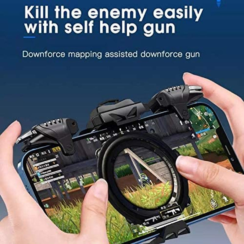 SXDS Niversal Mobile Phone Game Cooler System Cooling Fan Gamepad Stand Radiator Gaming Controller Joystick Accessory for Smart Phone SXDS