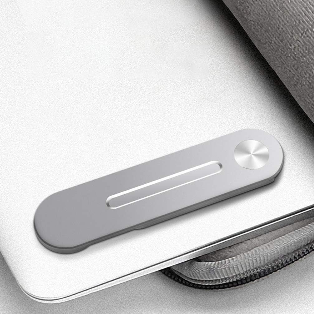 POPETPOP Pc Stand Laptop Extension Bracket - Side Mount Clip on Monitor Magnetic Laptop Phone Stand, Laptop Phone Holder Magnetic for Office or Portable Laptop Stand POPETPOP