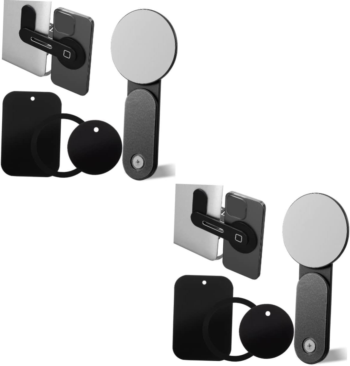 UKCOCO 3Pcs Bracket Magnetic Laptop Rack Magnetic Phone Stand for Desk Charging Monitor Stand Magnetic Car Mount Laptop Holder for Desk Vehicle Laptop Mount Magnetic Laptop Holder UKCOCO As Shownx2pcs mediumx2pcs