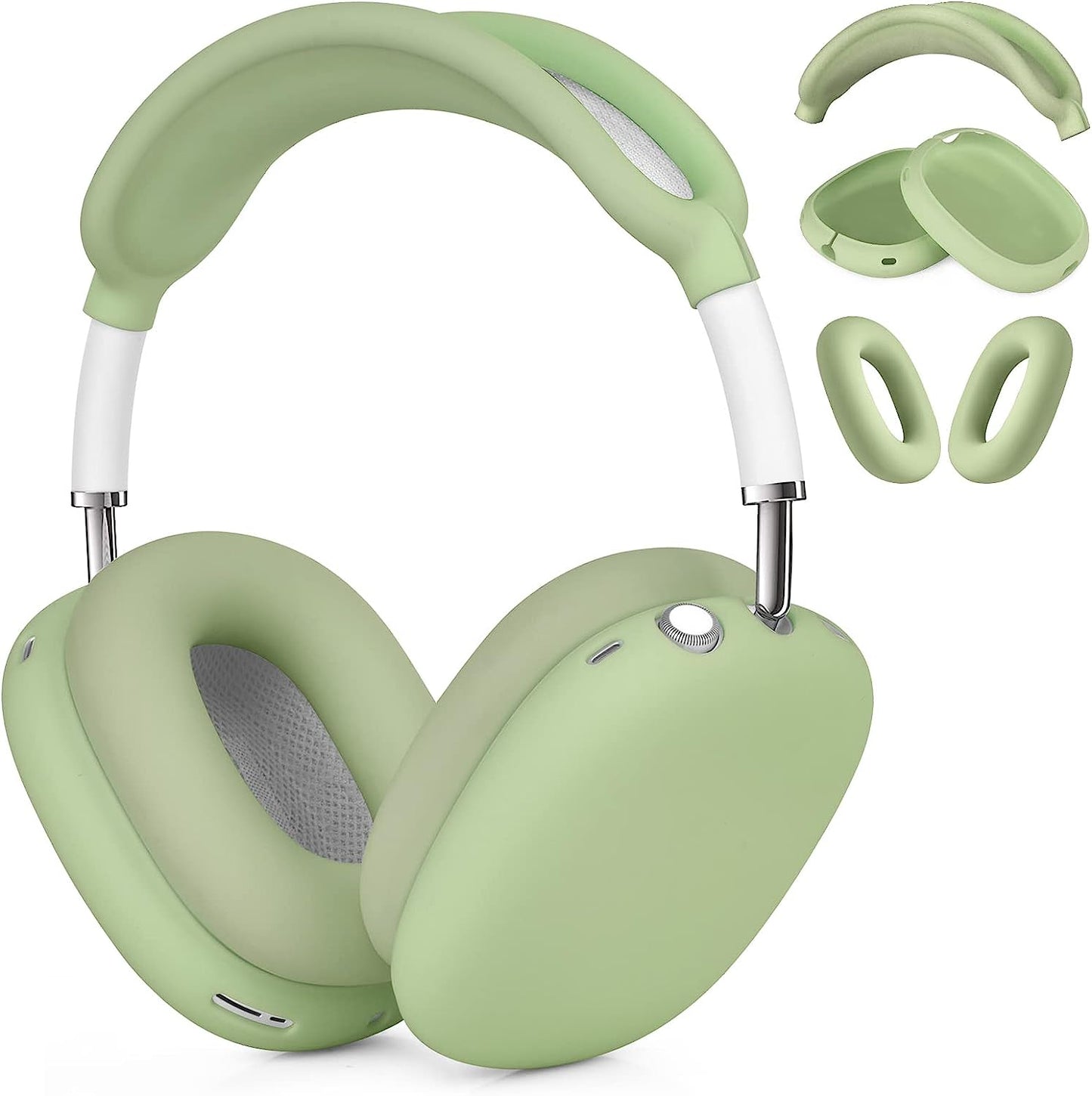 Filoto Case for Airpods Max Headphones, Silicone Cover for Apple Airpod Max,Accessories Cases (Black) Kerle Cactus Green