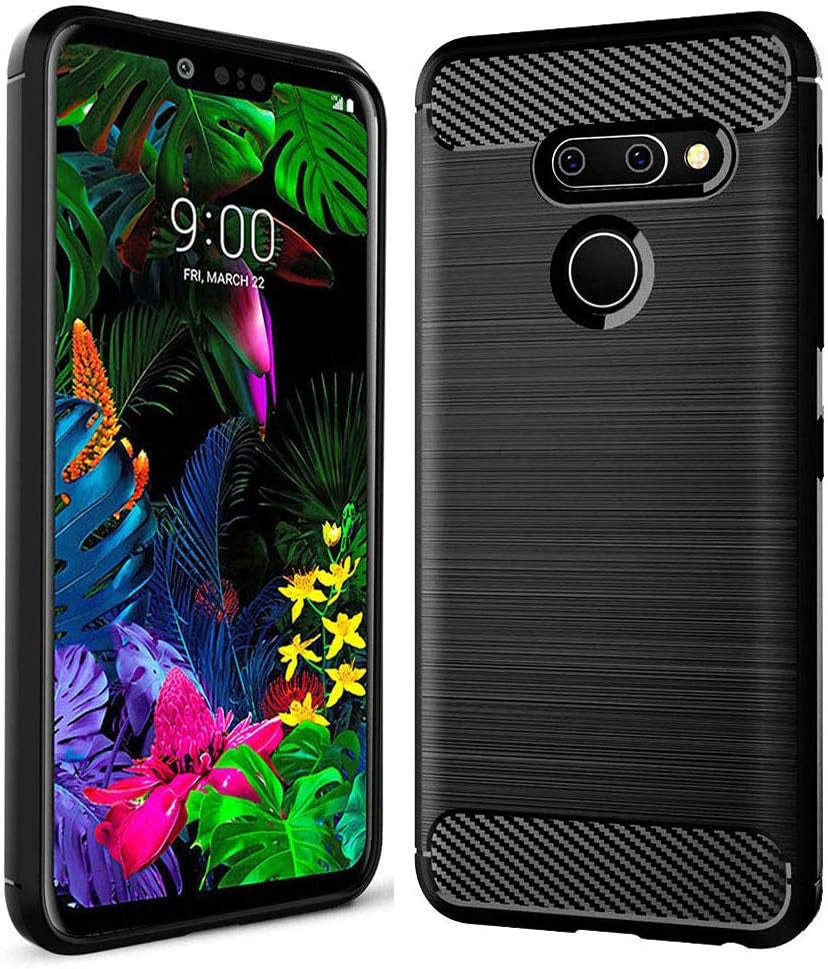 Thinkart LG G8 Thinq Case Frosted Shield Luxury Slim Design for LG G8 Thinq/Lg Alpha Phone (Black) Thinkart