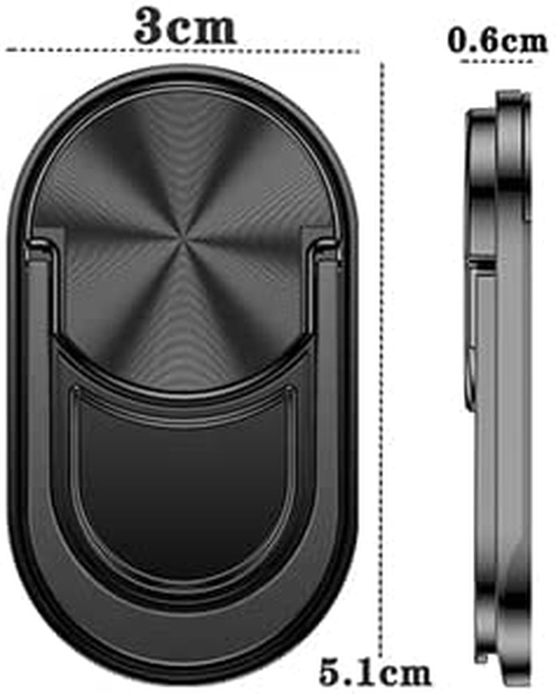 COOLQO Detachable Phone Ring Holder Stand for Wireless Charging and Magnetic Car Mount, 360 Degree Rotation Cell Phone Finger Grip Kickstand, Light Metal, Compatible with Iphone Samsung Smartphones COOLQO