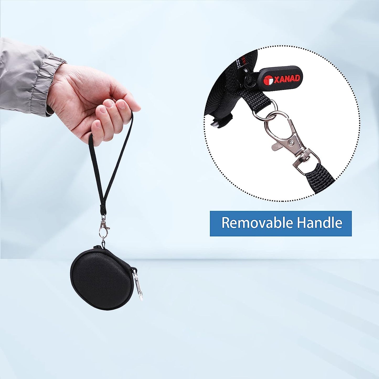 XANAD Hard Case for Soundcore by Anker Liberty 3 Pro or Beats Studio Buds or Sony WF-1000XM4 Wireless Noise Cancelling Earbuds - Tavel Storage Bag XANAD