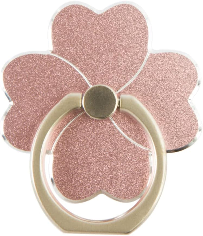 Lucky Grass Metal Cell Phone Ring Holder for Hand, Zinc Alloy Phone Back Ring Grip for Finger or Case (Gold) SUNURS Rose Gold