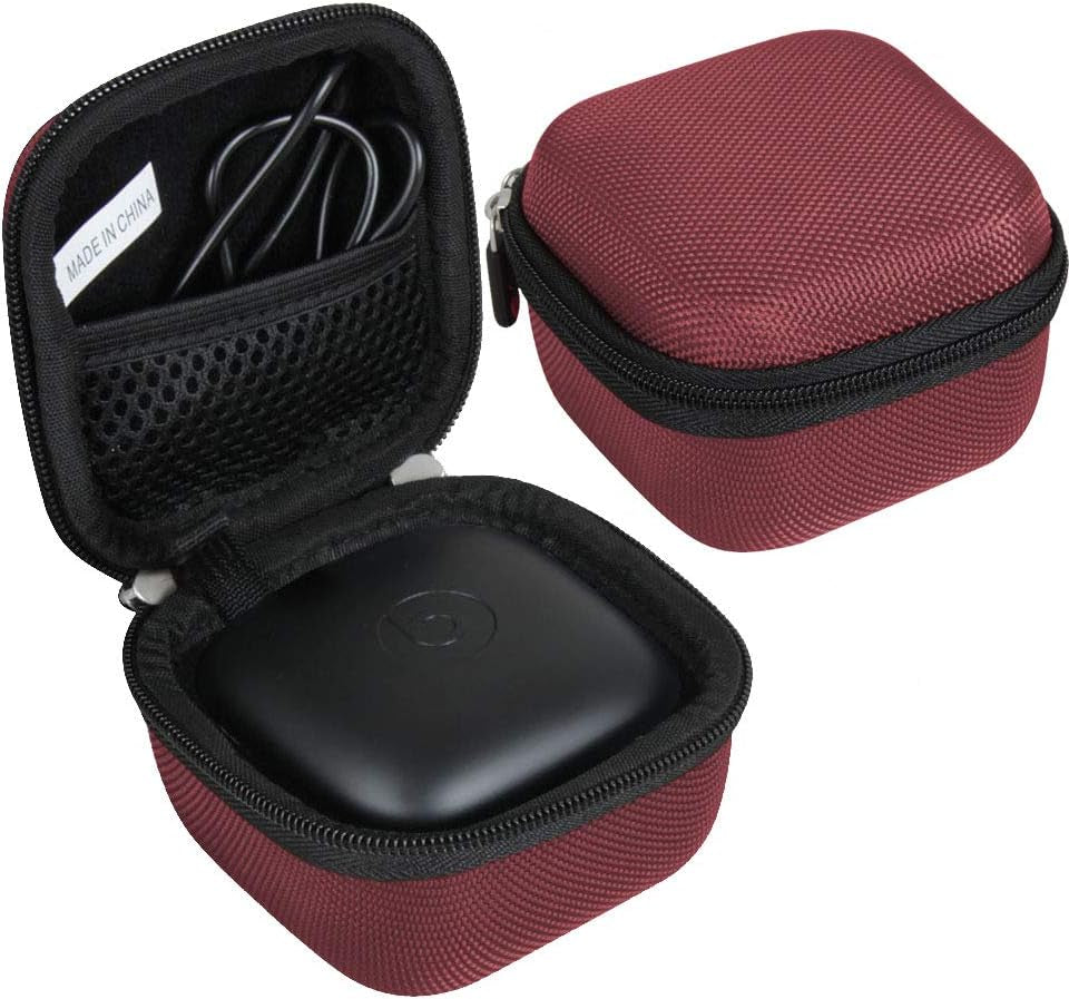 Hermitshell Newest Design Hard Travel Case for Powerbeats Pro Wireless Earphones (Grey) Hermitshell Red