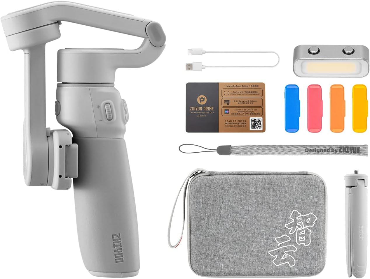 ZHIYUN Smooth Q4 - 3-Axis Gimbal Stabilizer for Iphone 14/13/12/11 Pro Max X and Android Phone, with Smartfollow, for Youtube Tiktok Vlog Professional Video Record ZHIYUN