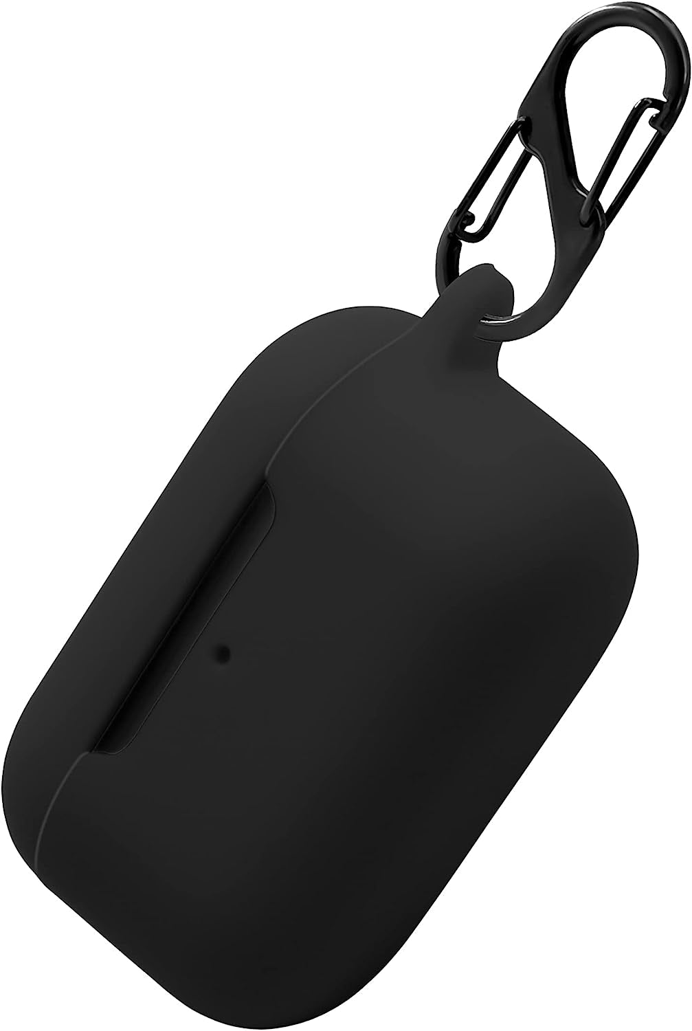 Geiomoo Silicone Carrying Case Compatible with Echo Buds 2Nd Gen, Portable Scratch Shock Resistant Cover with Carabiner (Teal) Geiomoo Black