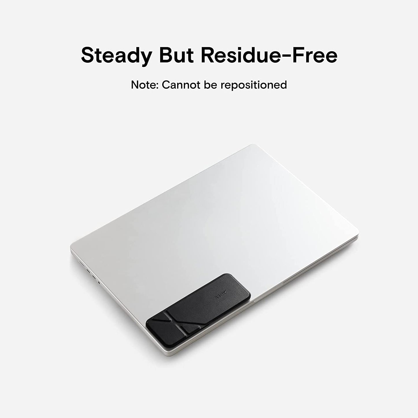 MOFT Magnetic Laptop Iphone Mount, Continuity Camera Mount, Foldaway Portable Laptop Top & Side Holder for Dual-Screen Setup, Black MOFT