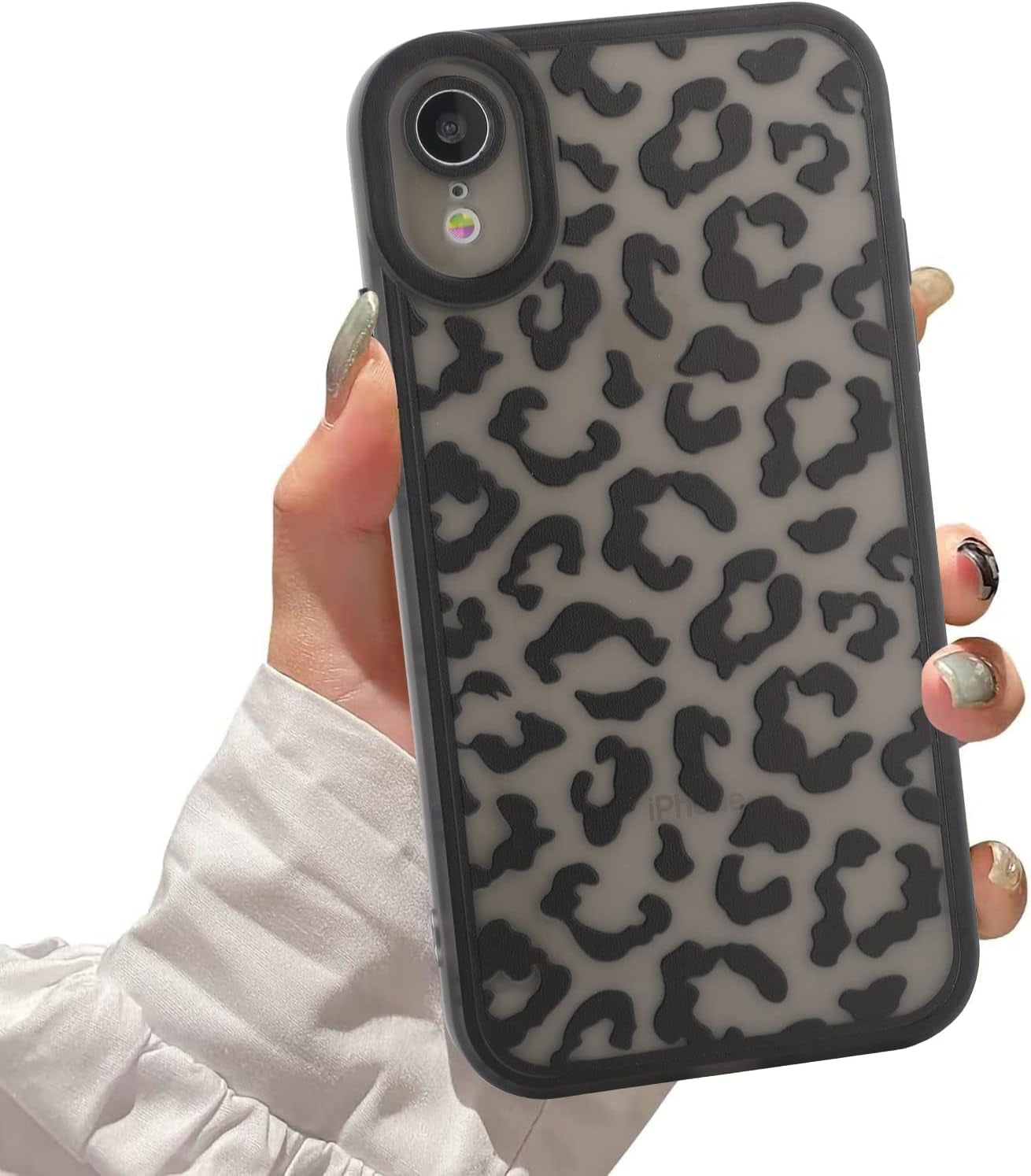 ZIYE Iphone 13 Pro Leopard Clear Case with Camera Protection, Silicone TPU Cheetah Design Cover 6.1 Inch ZIYE Iphone Xr