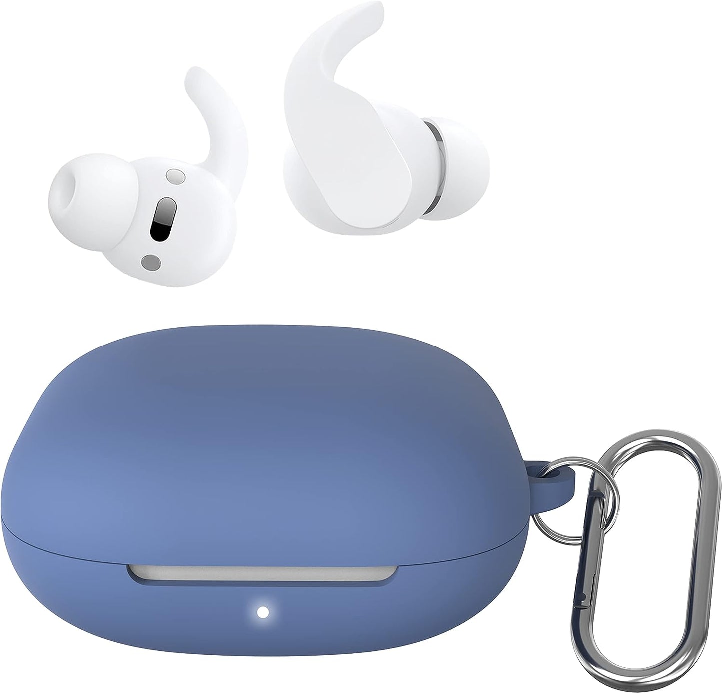 Damonlight Case for Beats Fit Pro Silicone Protective Case Cover (Black) DamonnLight Blue