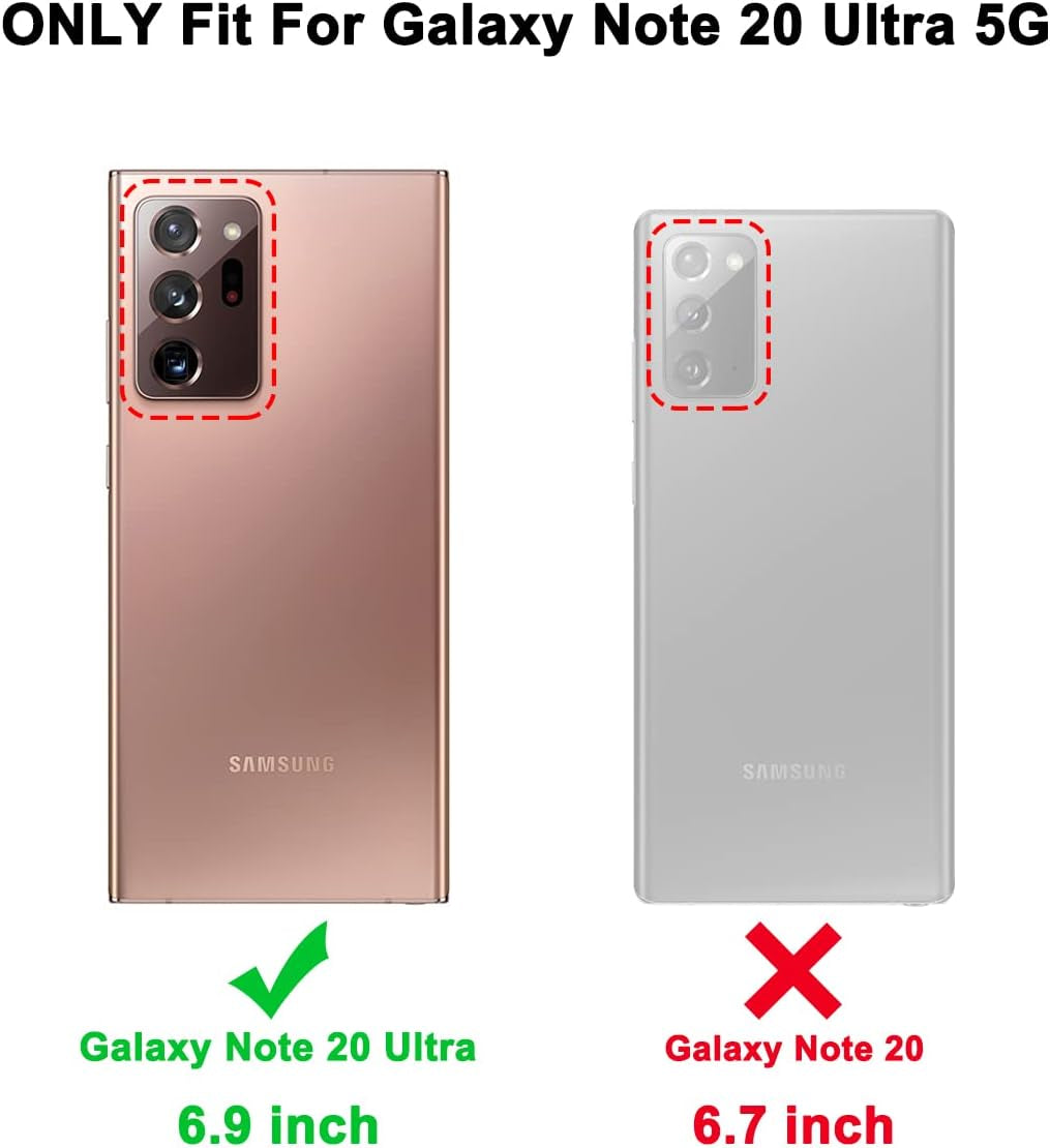 DT Compatible for Samsung Galaxy Note 20 Ultra Case, Lightweight and Stylish Full Body Shockproof Protective Rugged TPU Case for Samsung Note 20 Ultra 5G 6.9 Inch (Marble) PIXIU