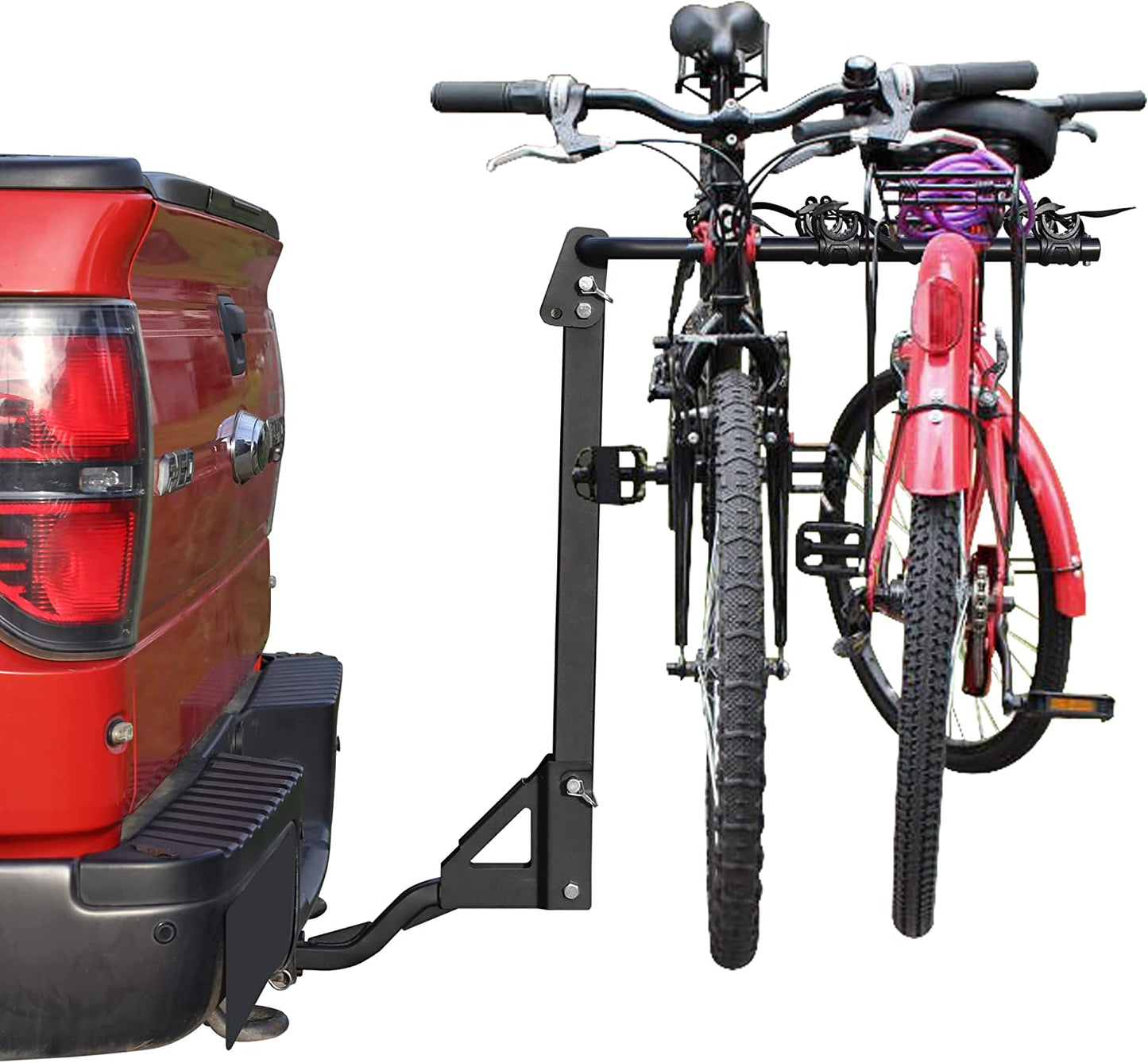 Young 4 Bike Rack - Bicycle Racks Mount Carrier for Cars, SUV and Minivans with 2" or 1-1/4 Inch Hitch Receiver, Easy Assembly and Safe Locking Young Electric