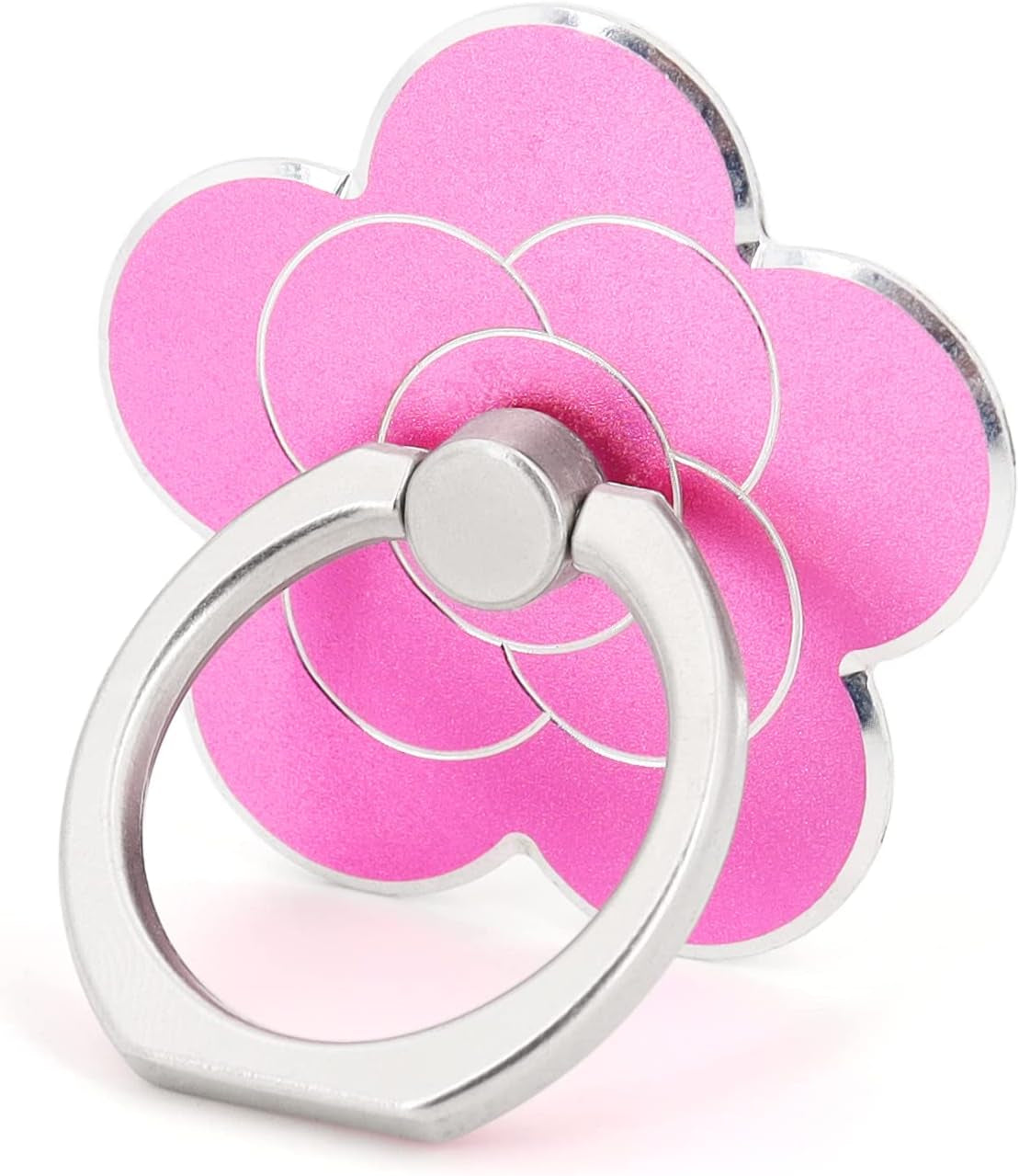 Lamignonne Cell Phone Ring Holder Flower Finger Ring Grip Stand 360° Rotation 180° Flip Universal Kickstand Compatible with All Smartphones (Rose Gold) LaMignonne Rose