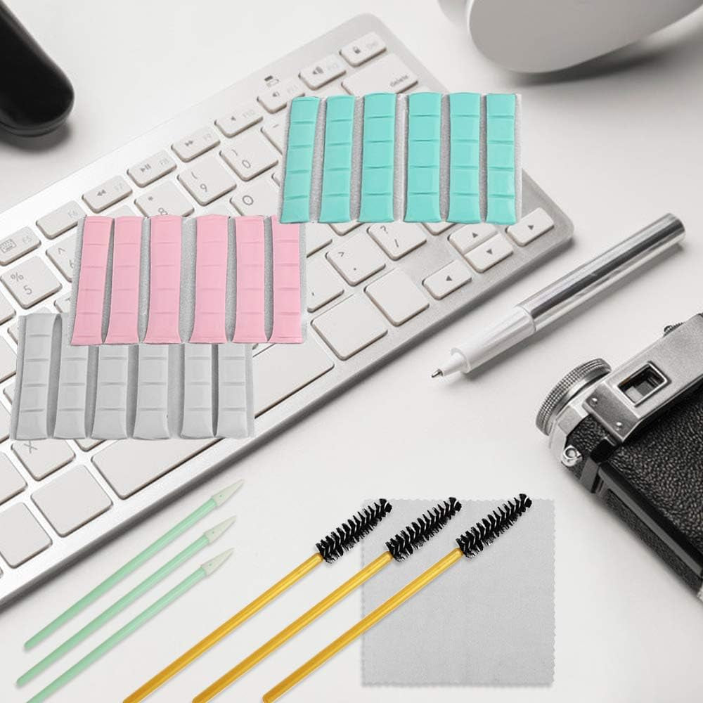121 Pcs Cleaning Kit,Sonku Cleaner Set Putty Remover Brushes and Microfiber Cloth for Headphones,Tablets,Cameras,Keyboards,Smartphones,Charging Port Cleaning Sonku