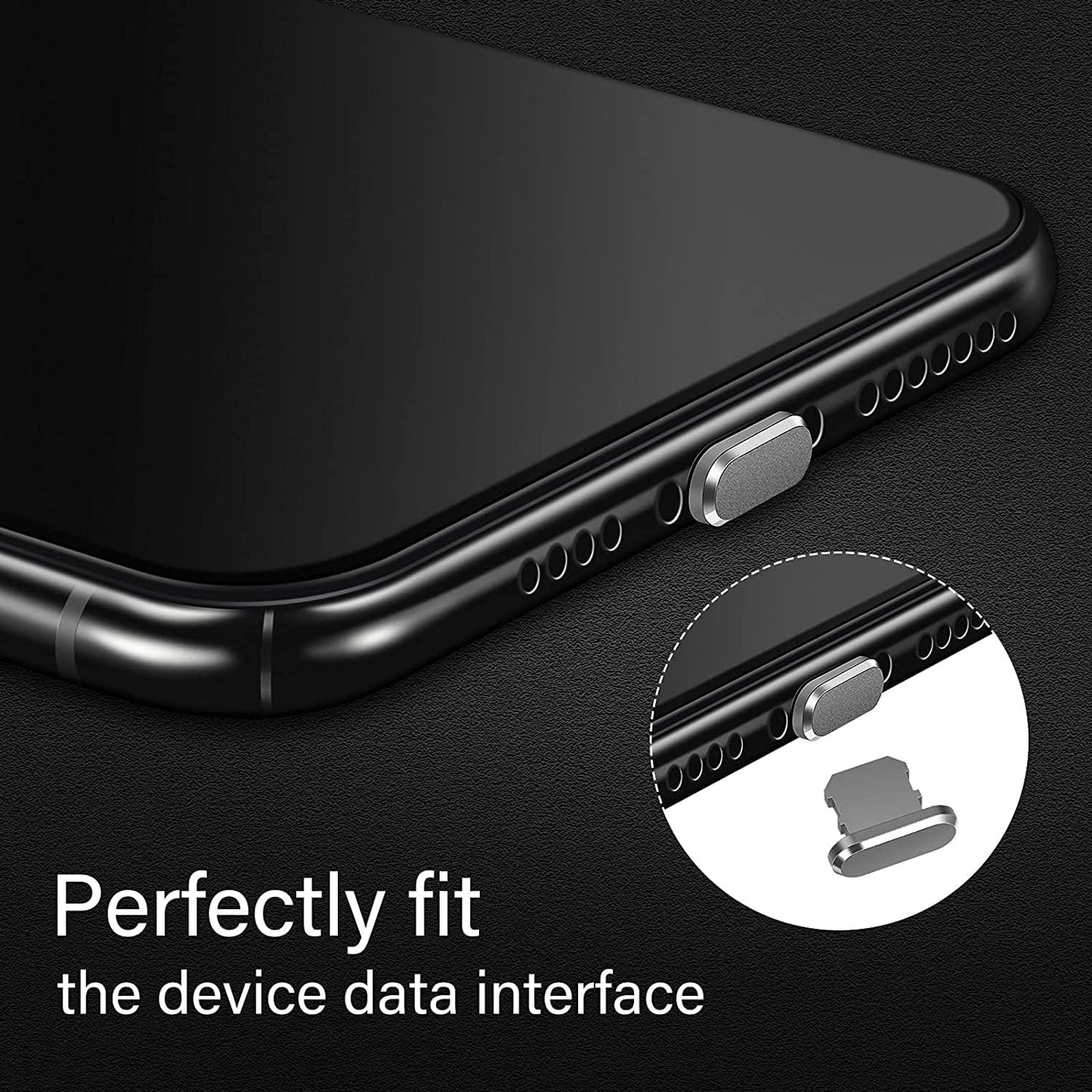 Anti Dust Plugs, Charging Dust Cover Iphone Dust Plug Charging Port Covers Compatible with for Iphone 12, Pro, Max, X, XS, XR, 11, 8, 7, 6 plus for Ipad Mini Air EGEN