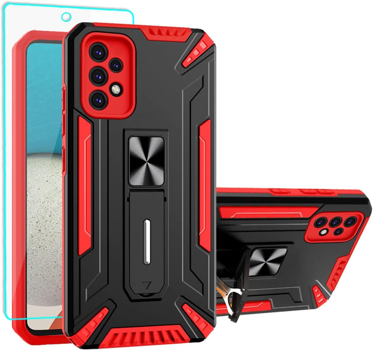 For Samsung A53 5G Case, Galaxy A53 5G Case with Screen Protector,Full Body Protection Durable Rubber Cover Phone Case for Samsung Galaxy A53 5G,Mint Yanmen Ktz Samsung A53 5G Case Honse