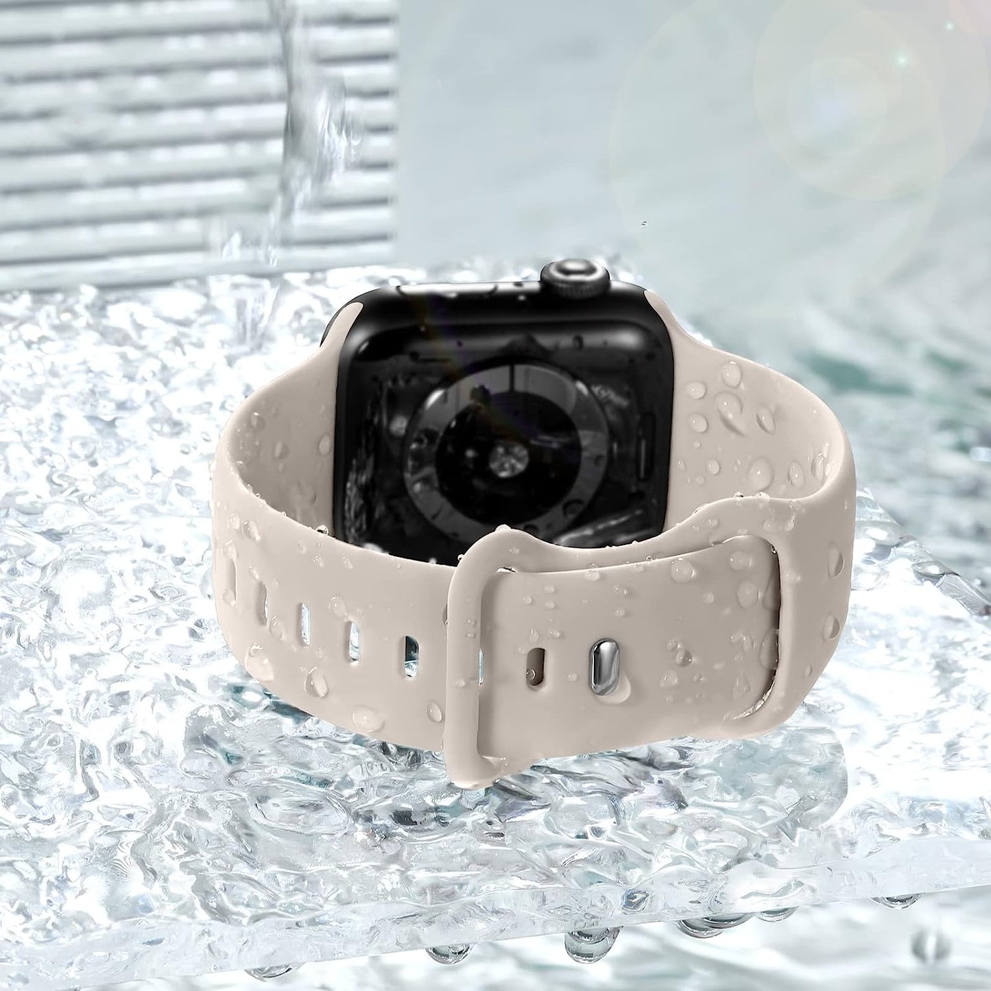 WJK 15 Pack Sport Bands Compatible with Apple Watch Bands 40Mm 38Mm 41Mm 42Mm 44Mm 45Mm 49Mm Women Men, Soft Silicone Waterproof Strap Wristbands for Iwatch Series Ultra SE 8 7 6 5 4 3 2 1 WJK