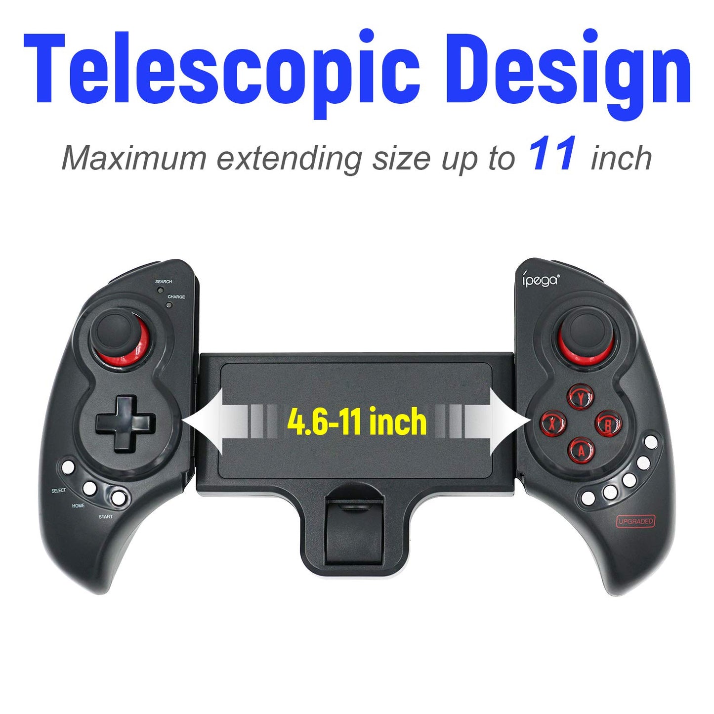 Mcbazel PG 9023S Extendable Wireless Mobile Gaming Gamepad Controller for Android PC Smart Phone (NOT for Ios) Mcbazel