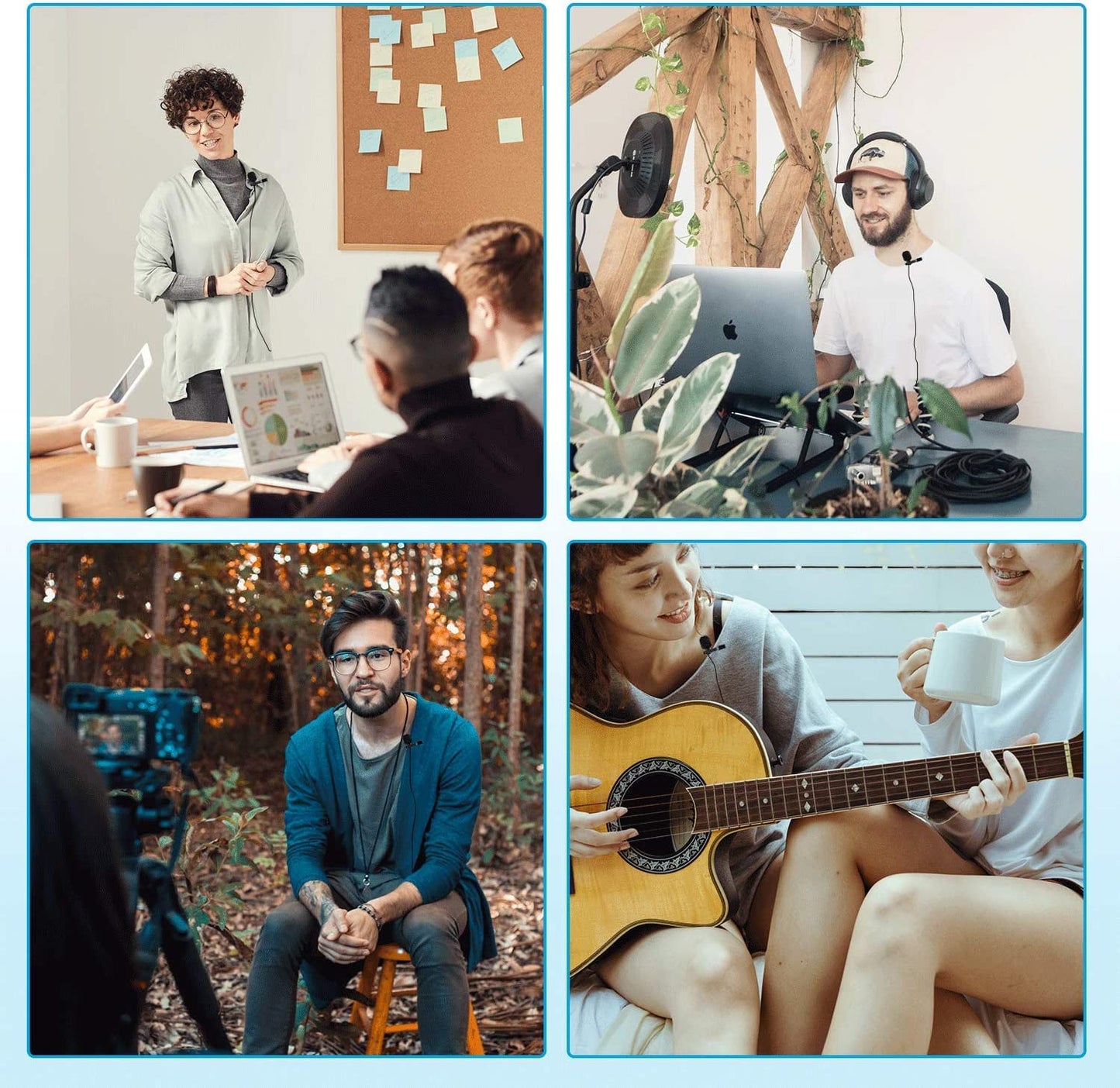 Professional Lavalier Microphone for Iphone, Lavalier Lapel Microphone with USB Charging, Omnidirectional Lapel Mic with Noise Reduction for Android Smartphone,Video, Youtube, Interview, Vlogging Shotory