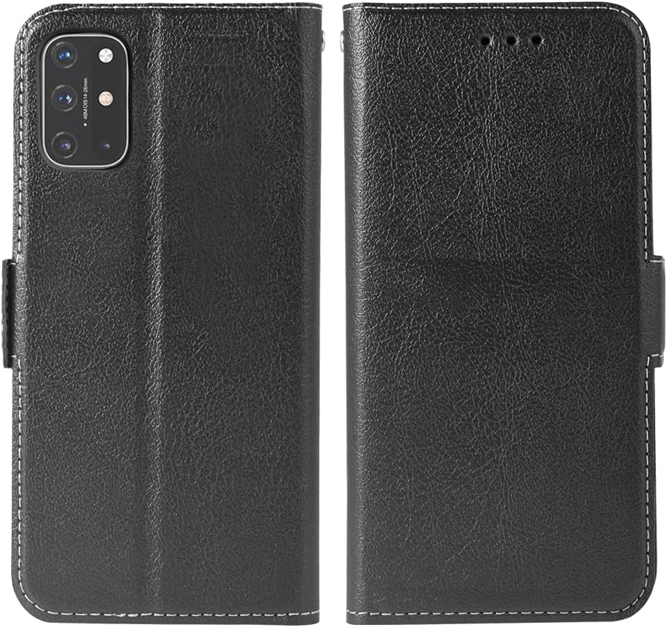 WWAAYSSXA Compatible with Oneplus 8T Oneplus8T plus 5G Wallet Case Wrist Strap Lanyard Flip Cover Card Holder Cell Phone Cases for One Plus8T on 1 plus 8Tplus 1Plus 8T+ One+ 1+ 1+8T Pro G5 Black WWAAYSSXA