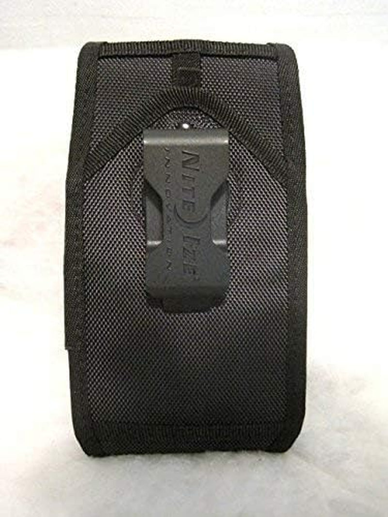 Nite Ize Tall Cargo Nylon Phone Pouch for LG V20 /V30 /V40/ V50, Heavy Duty, Rugged Holster Pouch Case, Extremely Durable W/Strong Belt Clip, Fits Slim-Fit Case on Cell Phone- Vertical Nite Ize