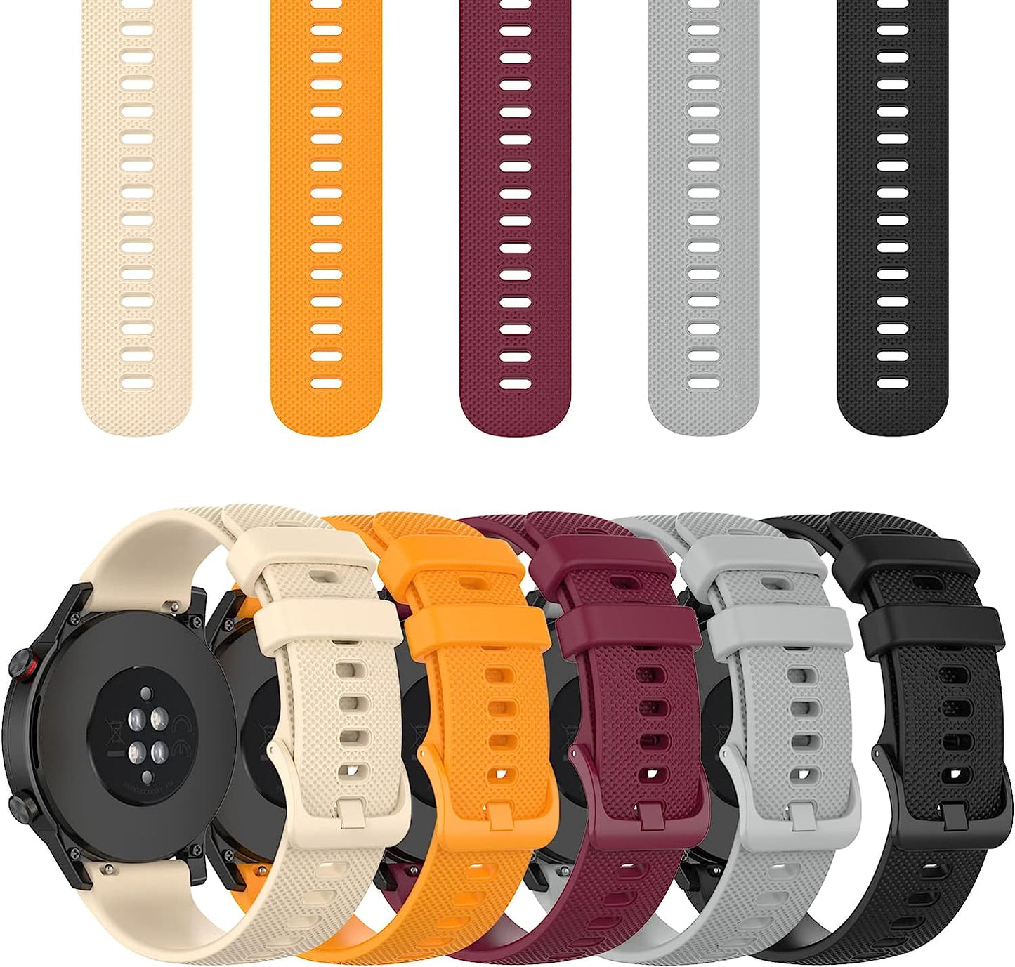 Watch Bands Compatible for Garmin Forerunner 255S/265S/Venu 2S/Vivoactive 4S Quick Release Wristband Strap Replacement Bracelet for Garmin Forerunner 255S/Venu 2S/Vivoactive 4S Smartwatch Accessories BabyValley