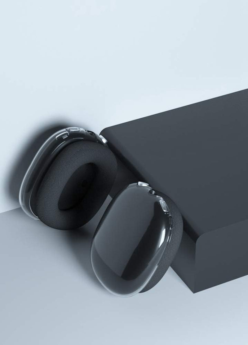 Tomcrazy Skin Compatible with Airpods Max Case , Soft Full Protective Cover for Airpods Max Headphones Earpads (Crystal Clear Transparent) Ruidou Technology Co Ltd