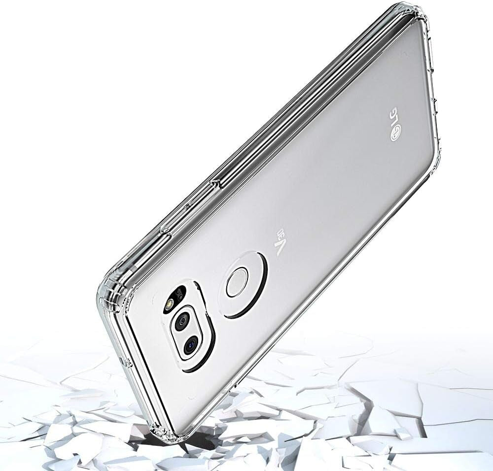 Vultic Clear Case for LG V30, Soft Slim Fit Shockproof TPU Lightweight Thin Transparent Cover Vultic