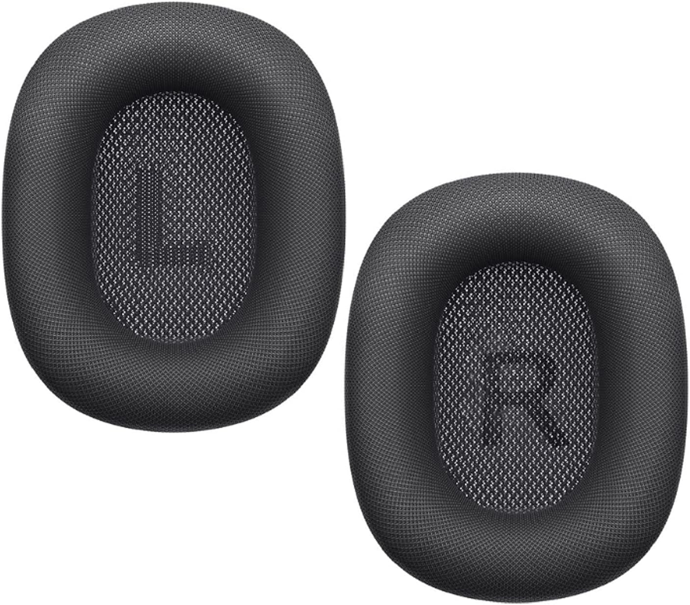 JEUOCOU Compatible for Airpods Max Earpads, Replacement Ear Pads Cushions Cover Repair Parts for Airpods Max Wireless Headphones with Magnet (Silver) JEUOCOU Black