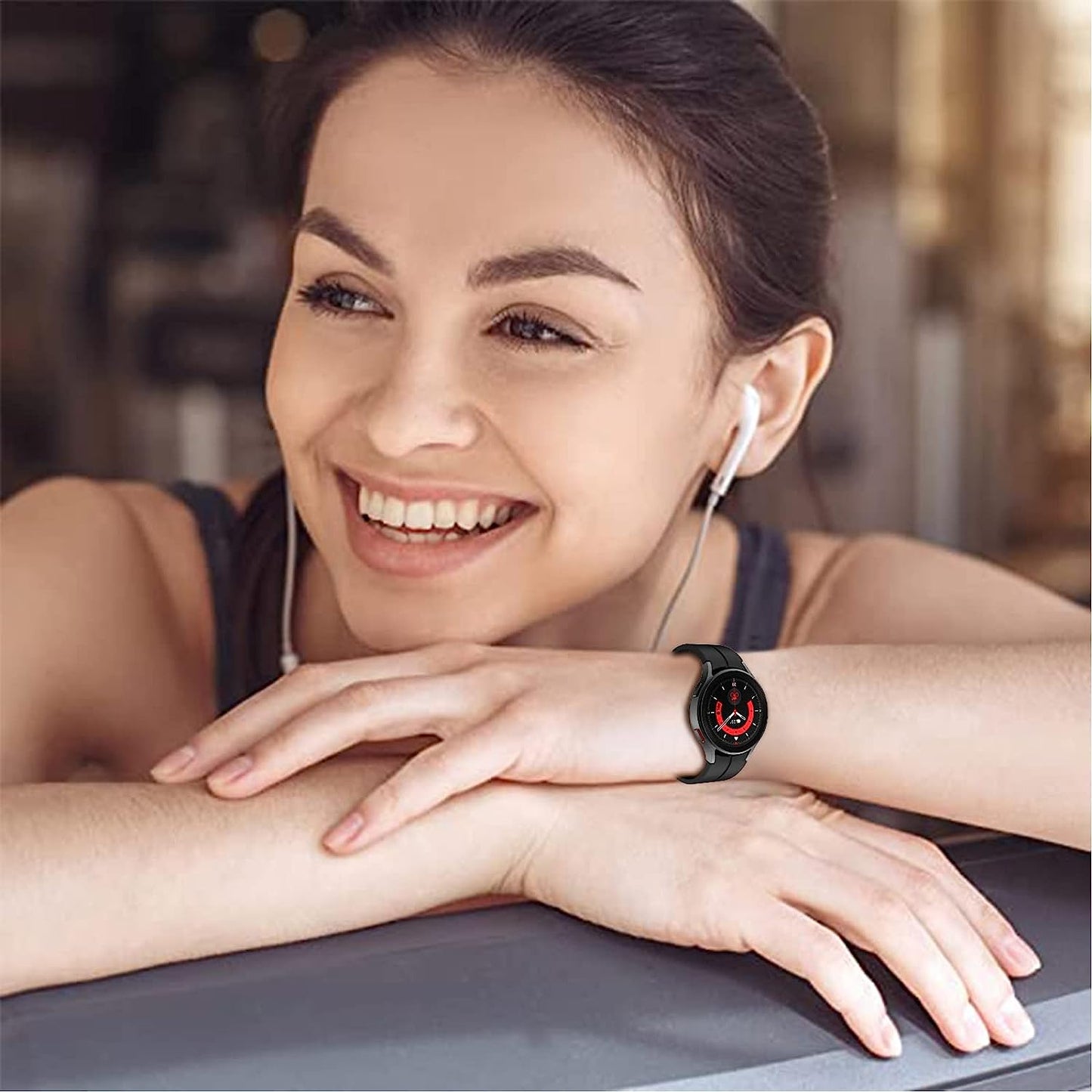 8 PACK Compatible for Samsung Galaxy Watch 5 Pro 45Mm/Galaxy Watch 5 40Mm 44Mm Band, No Gap Silicone Replacment Strap with Colorful Buckle kitway