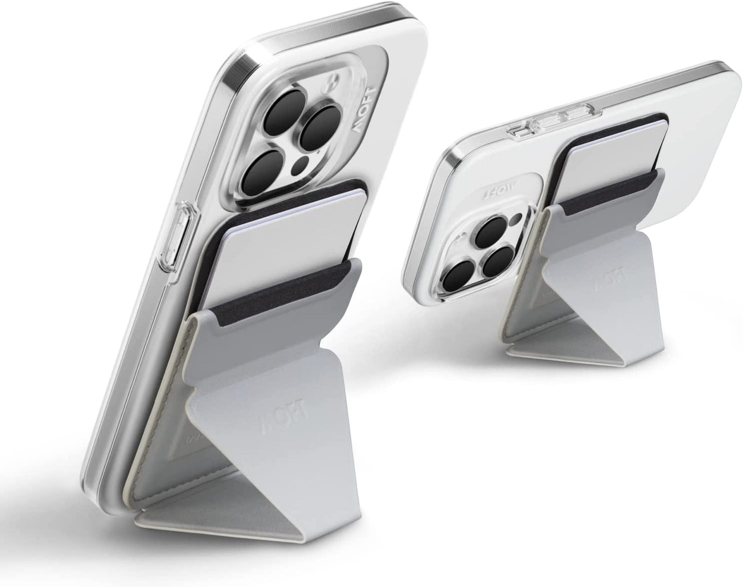 MOFT Magsafe Wallet Stand for Iphone 14/13/12 Series Magsafe Compatible Phone Stand with 3 Viewing Angles (Night Black) MOFT Misty Cove