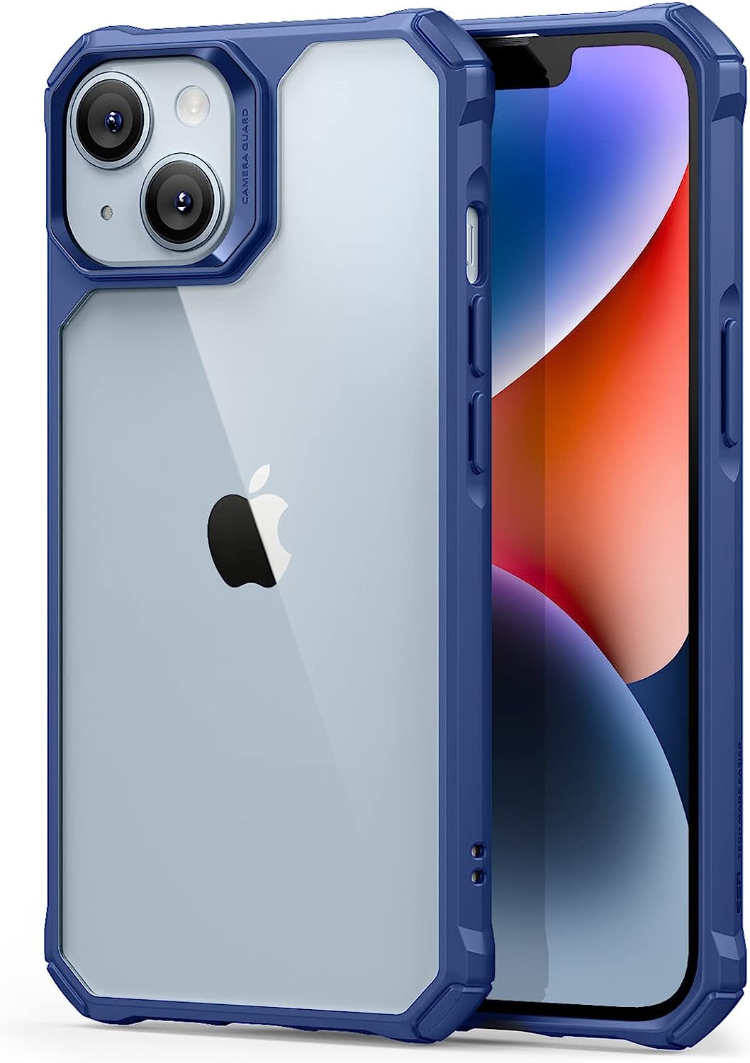 ESR for Iphone 14 Pro Case, Military-Grade Protection, Shockproof Air-Guard Corners, Yellowing-Resistant Acrylic Back, Phone Case for Iphone 14 Pro, Air Armor Case, Clear Black Electronic Silk Road Corp