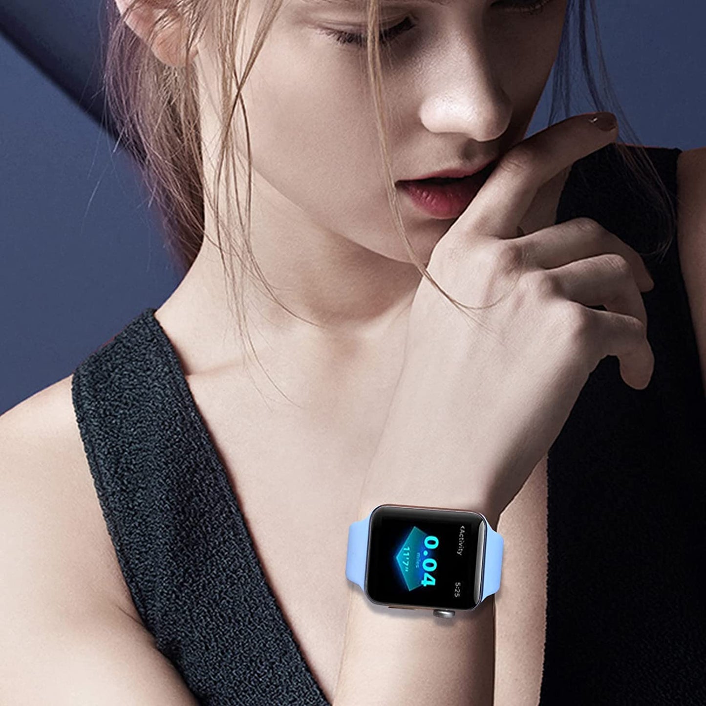 15Pack Compatible with Apple Watch Band 38Mm 40Mm 41Mm 42Mm 44Mm 45Mm 49Mm for Women Men, Soft Silicone Waterproof Sport Strap Replacement Wristband for Iwatch Bands Series 8 7 6 5 4 3 2 1 SE Ultra DAILNECESS